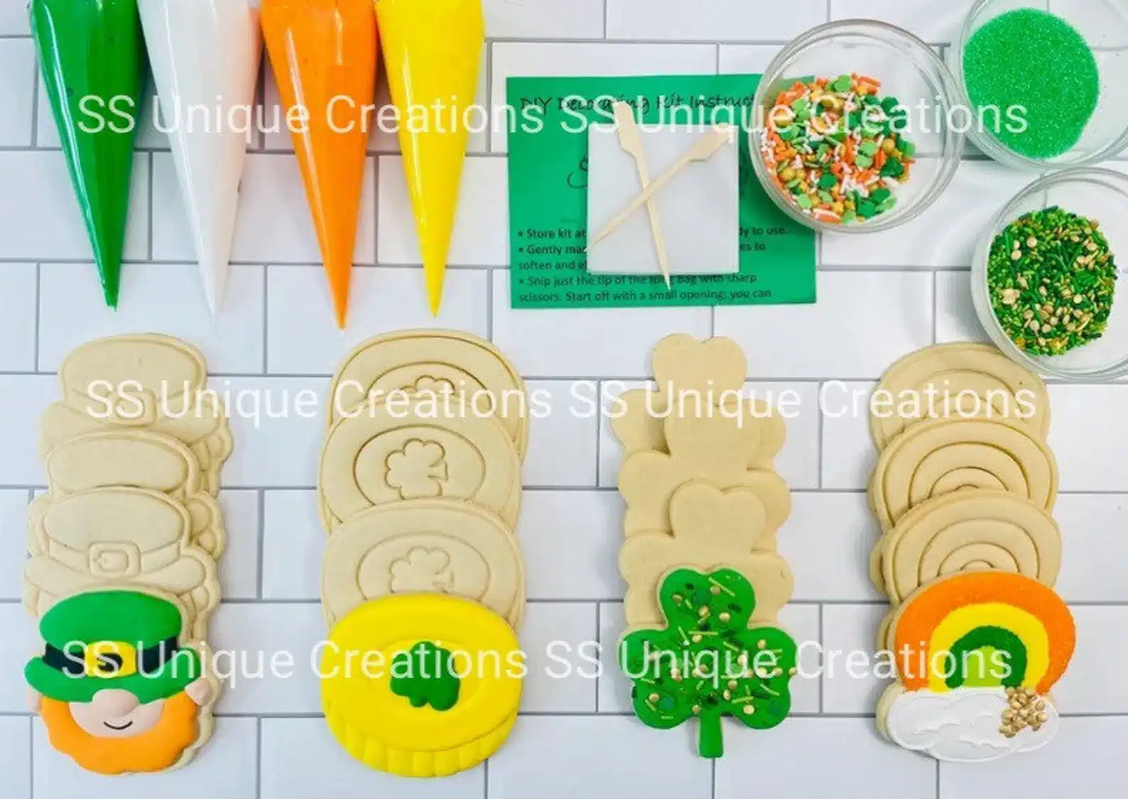 St Patricks Day Cookie Decorating Kit