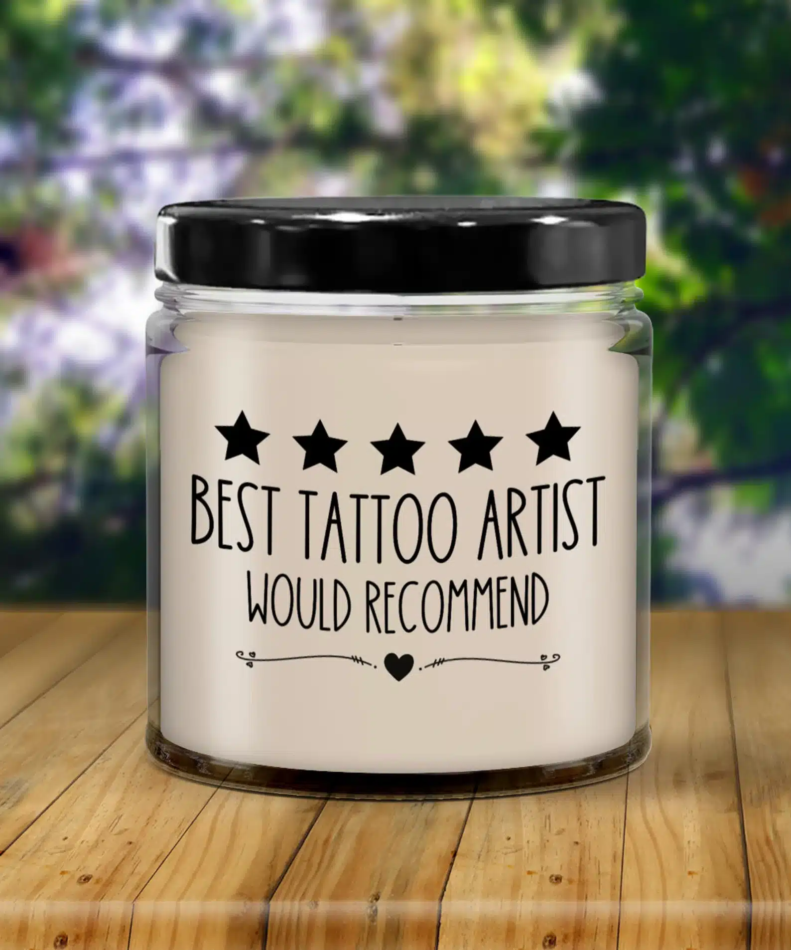 Tattoo Artist Candle