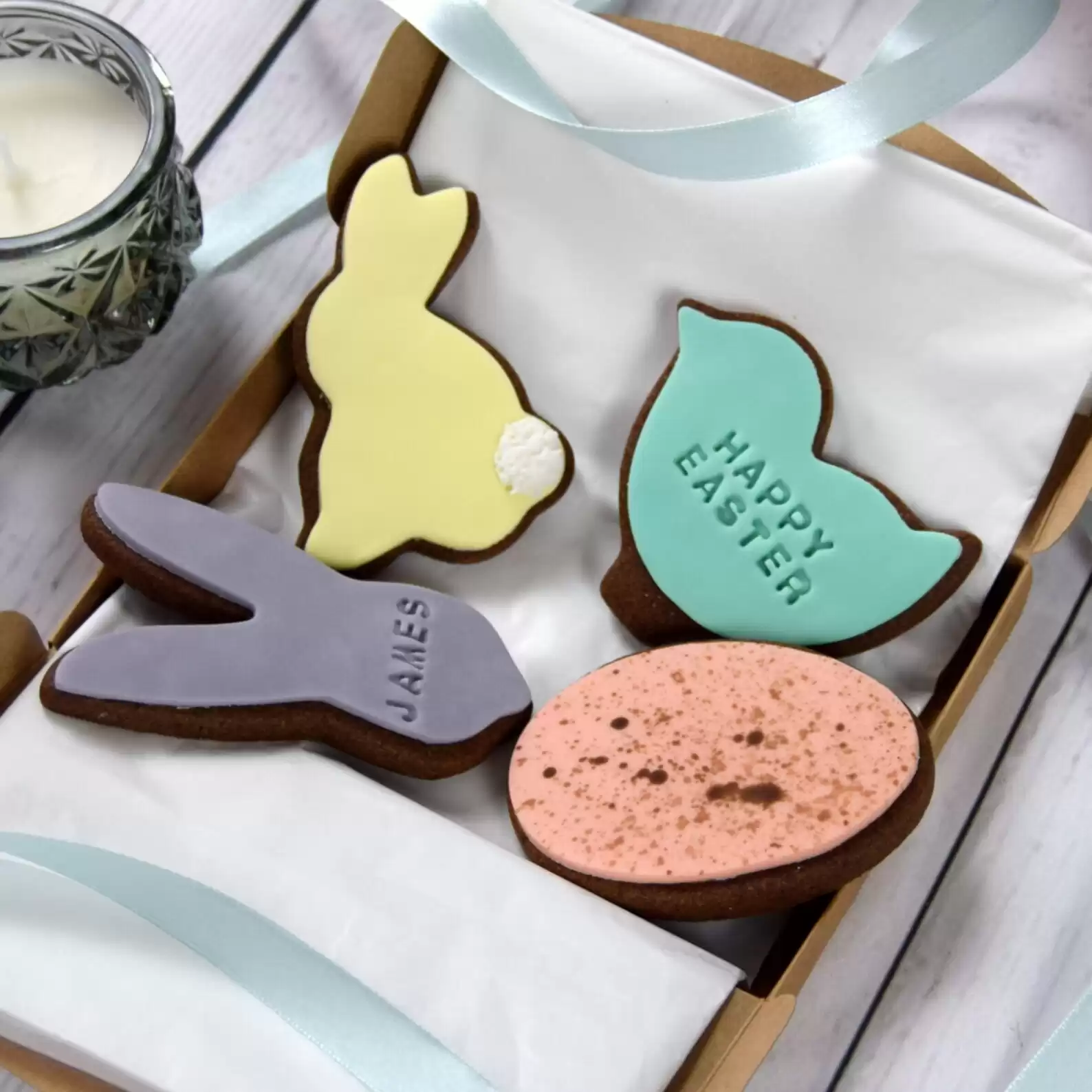 Personalized Easter Cookie Gift Set