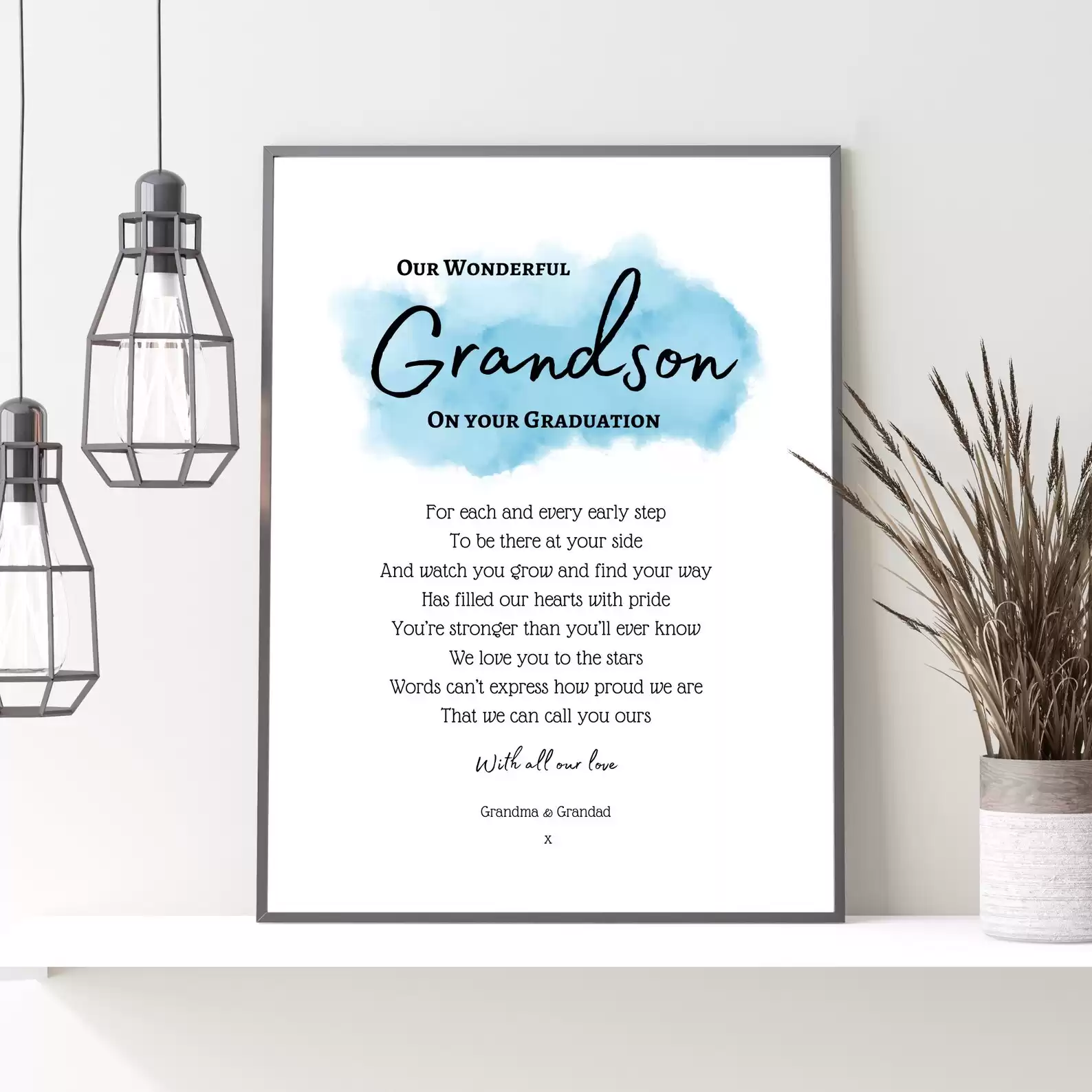 Grandson Graduation Print