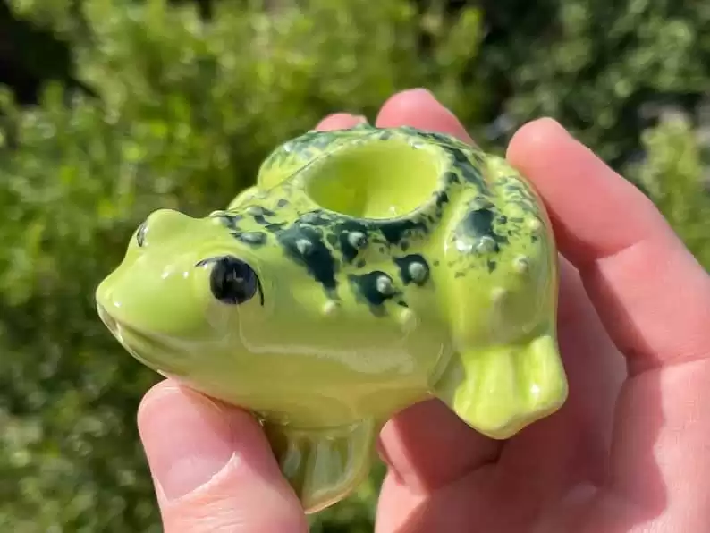 Frog Ceramic Pipe