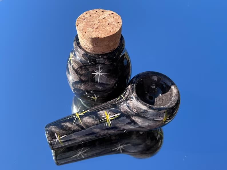 Magic Night Pipe & Stash Jar Set