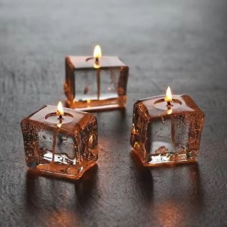Ice Cube Candle