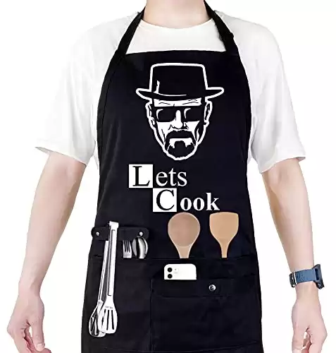 Funny Cooking Chef Apron with Pockets