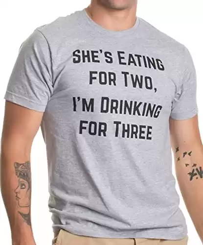 Drinking for Three Joke T-Shirt