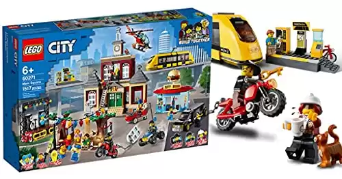 Lego City Main Square 60271 Set with 1517 Pieces