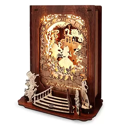 Alice in Wonderland 3D Puzzle Nightlight DIY