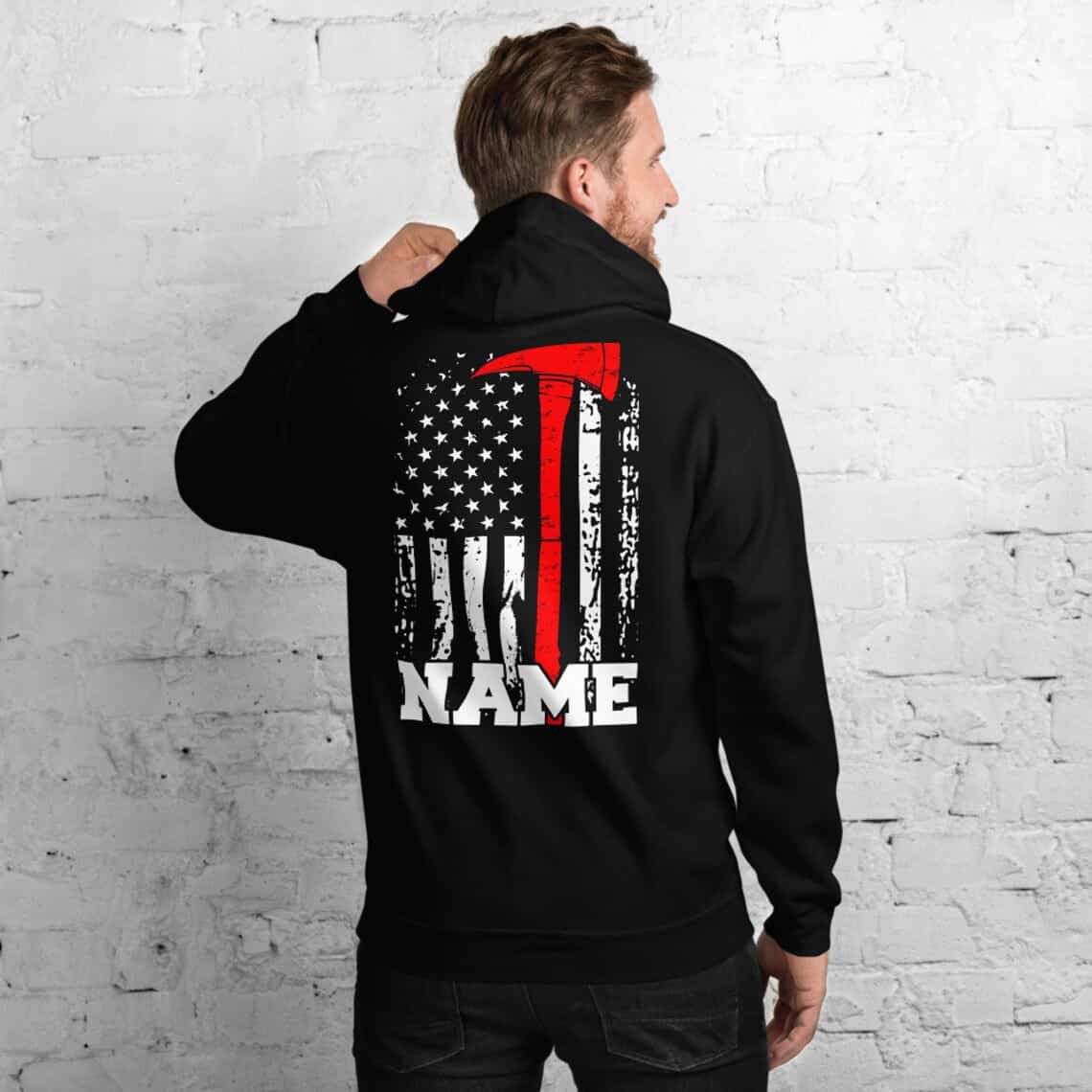 Personalized Firefighter Hoodie