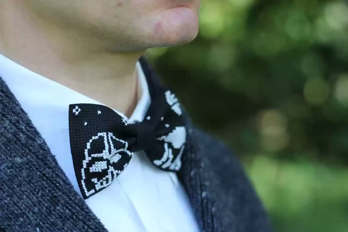 Star Wars Embroidery Bow Tie