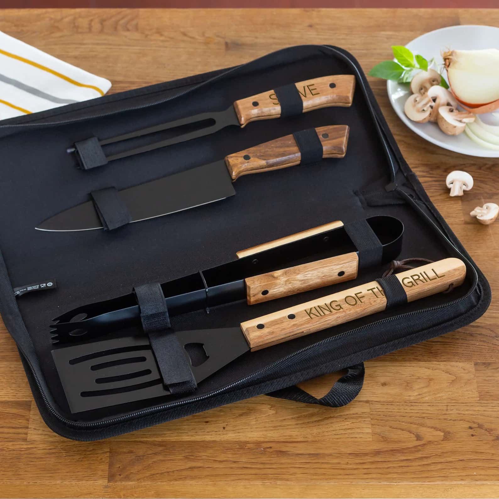 Personalized Premium BBQ Cooking Set