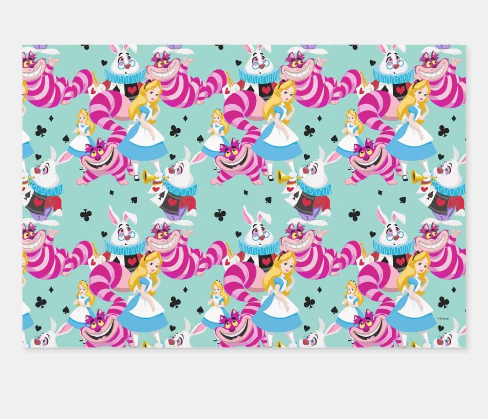 Alice in Wonderland Wrapping Paper