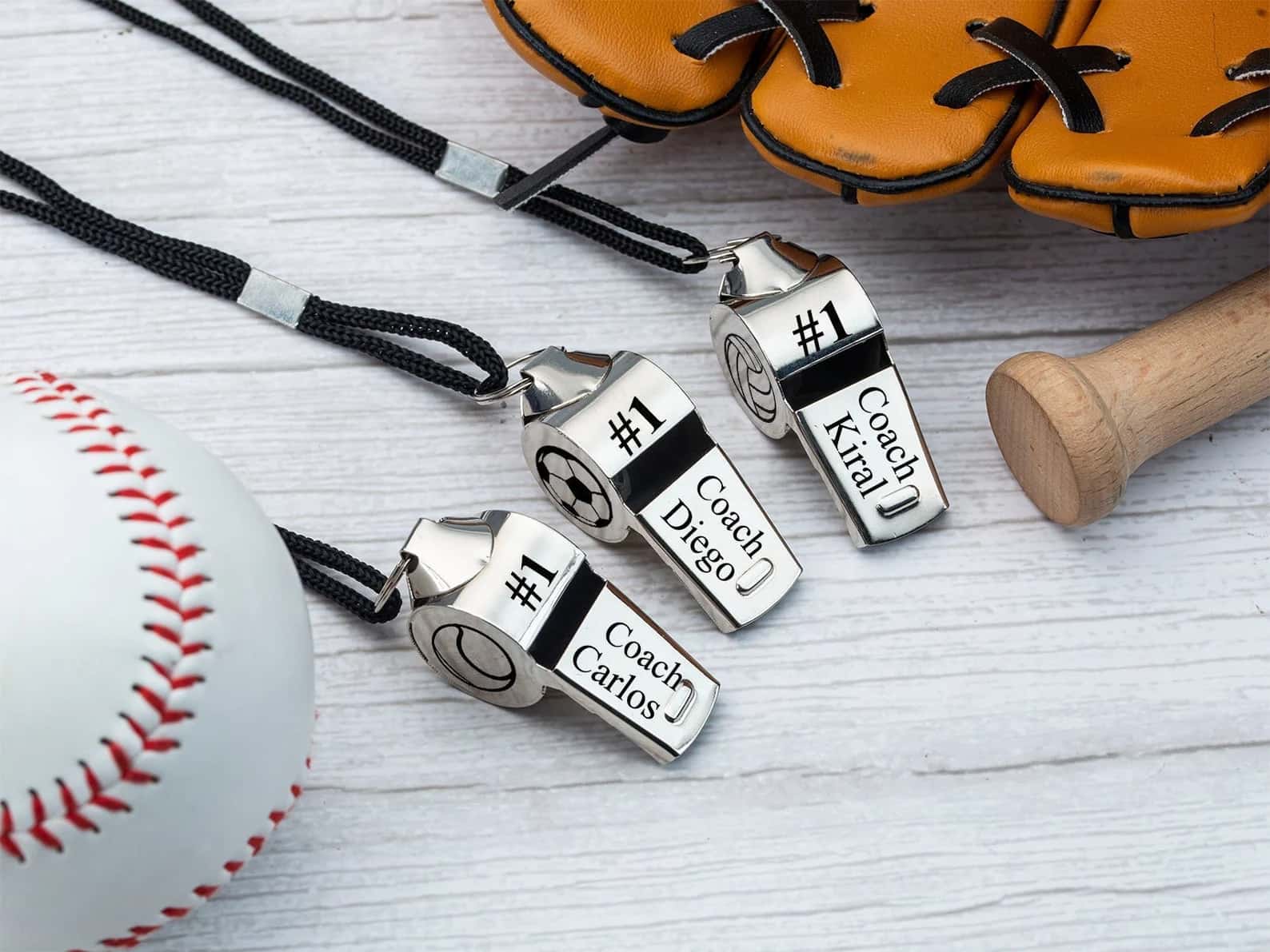 Personalized Coach Whistle Sports Gift