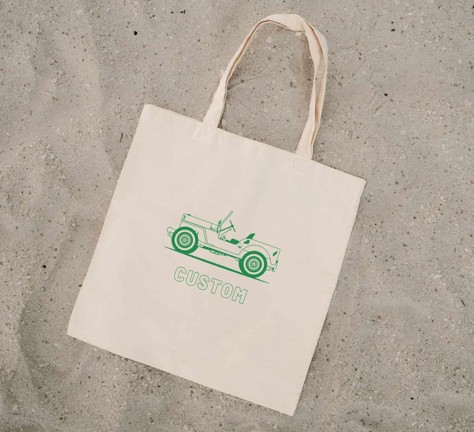 Girls Jeep Trip Tote Bag